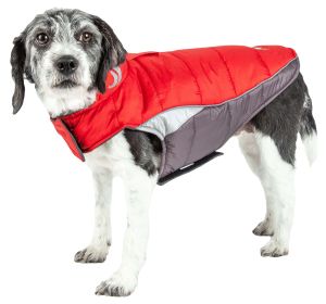 Helios Hurricane-Waded Plush 3M Reflective Dog Coat w/ Blackshark technology (size: X-Small)