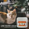 Lime Sulfur Pet Skin Cream - Pet Care and Veterinary Treatment for Itchy and Dry Skin - Safe Solution for Dog;  Cat;  Puppy;  Kitten;  Horse…