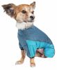 Pet Life Active 'Chase Pacer' Heathered Performance 4-Way Stretch Two-Toned Full Body Warm Up