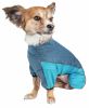 Pet Life Active 'Chase Pacer' Heathered Performance 4-Way Stretch Two-Toned Full Body Warm Up